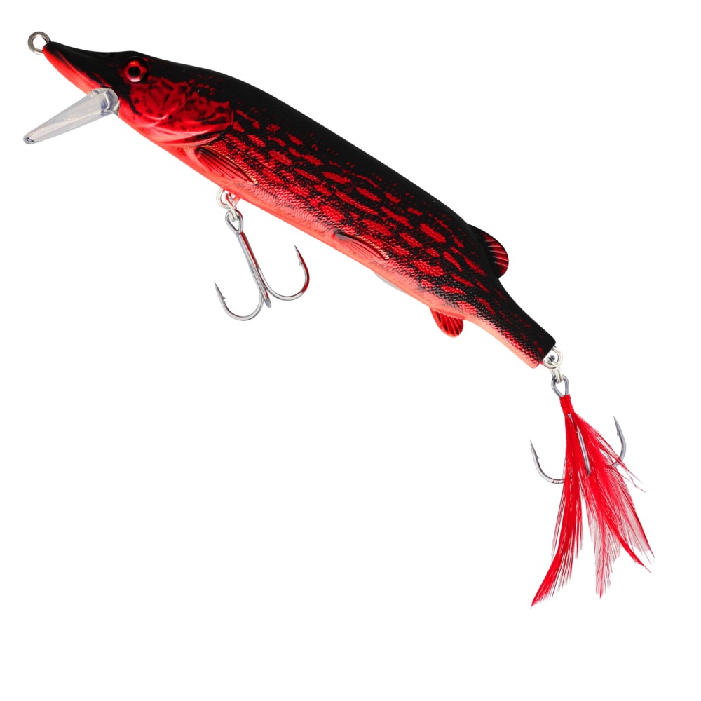 Westin Mike the Pike Crankbait - Wobbler Real Fire Pike - 14cm - 30g