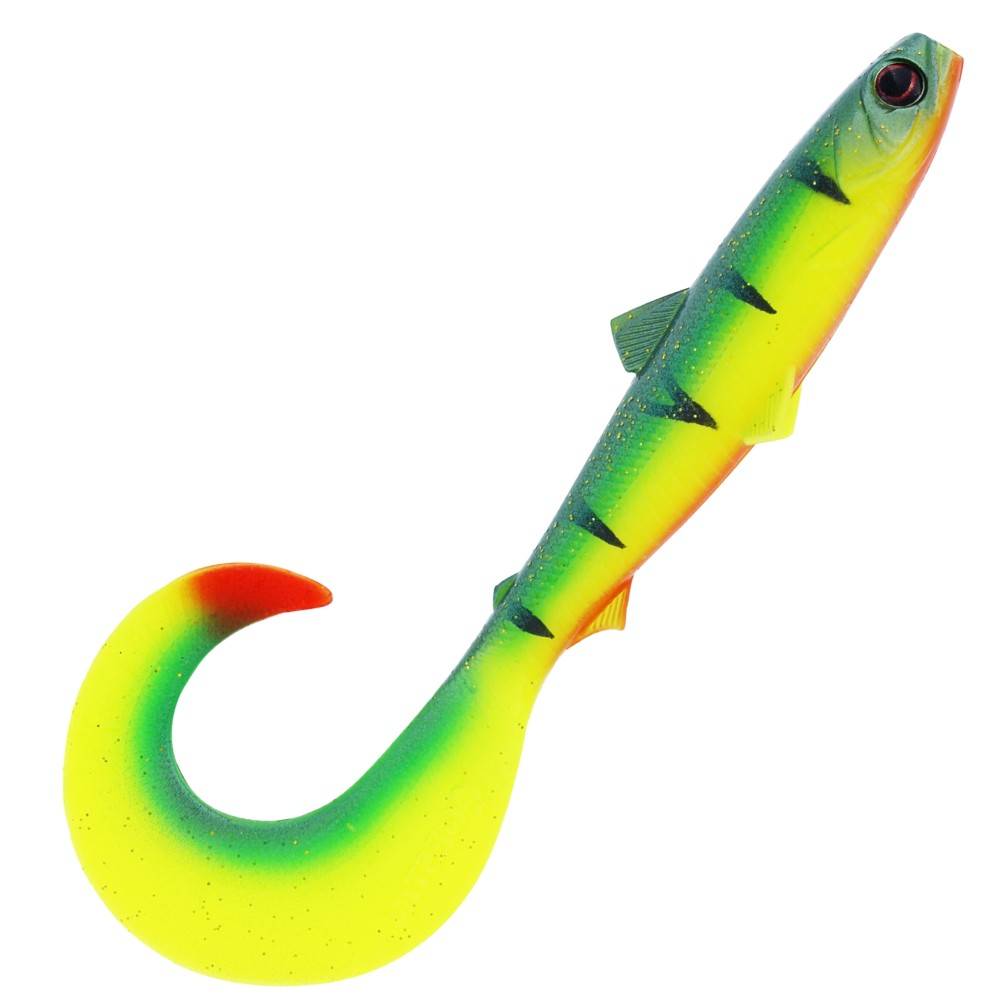 Westin BullTeez Curltail - Gummifische Tiger Perch - 14cm -15g -2 Stück