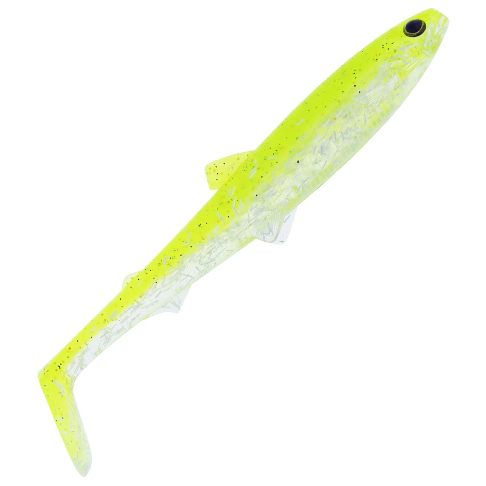 Westin BullTeez Shadtail - Gummifisch Holy Chartreuse - 12,5cm - 16g - 2 Stück