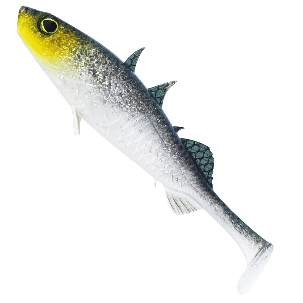 Westin Stanley the Stickleback Shadtail - Gummifisch Headlight - 9cm - 7g - 3 Stück