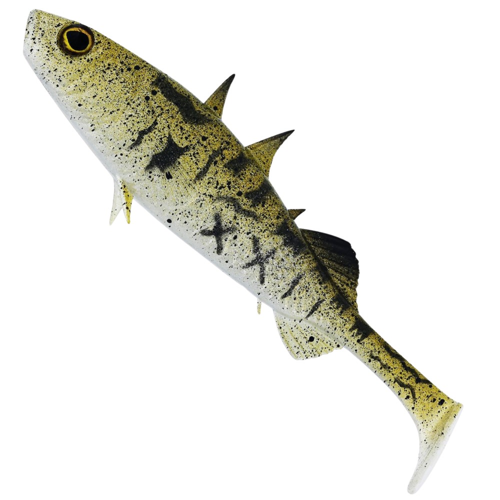 Westin Stanley the Stickleback Shadtail - Gummifisch Stickleback - 5,5cm - 1,5g - 4 Stück