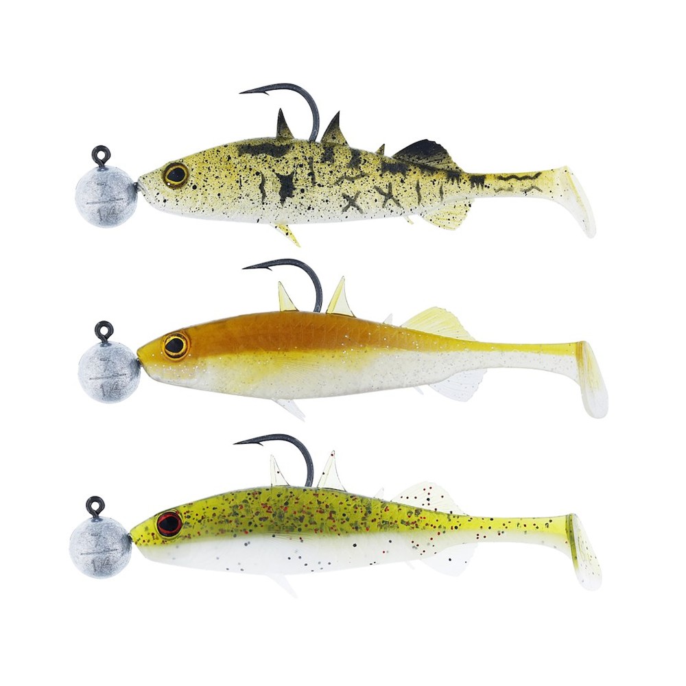 Westin Stanley the Stickleback Shadtail R' N R - Gummifisch 5.5cm - Clear Water Mix 10