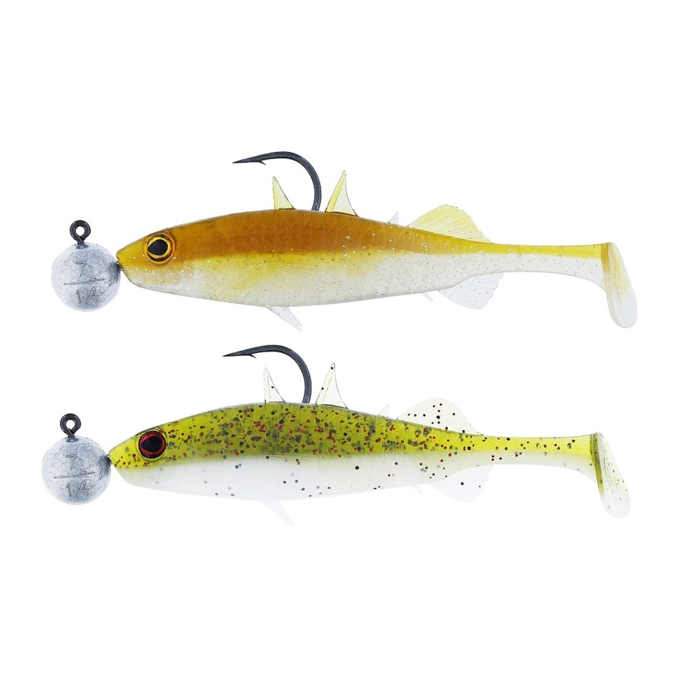 Westin Stanley the Stickleback Shadtail R' N R - Gummifisch 9cm - Clear Water Mix 11