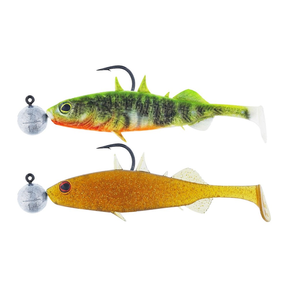 Westin Stanley the Stickleback Shadtail R' N R - Gummifisch 7.5cm - Dark Water Mix 11
