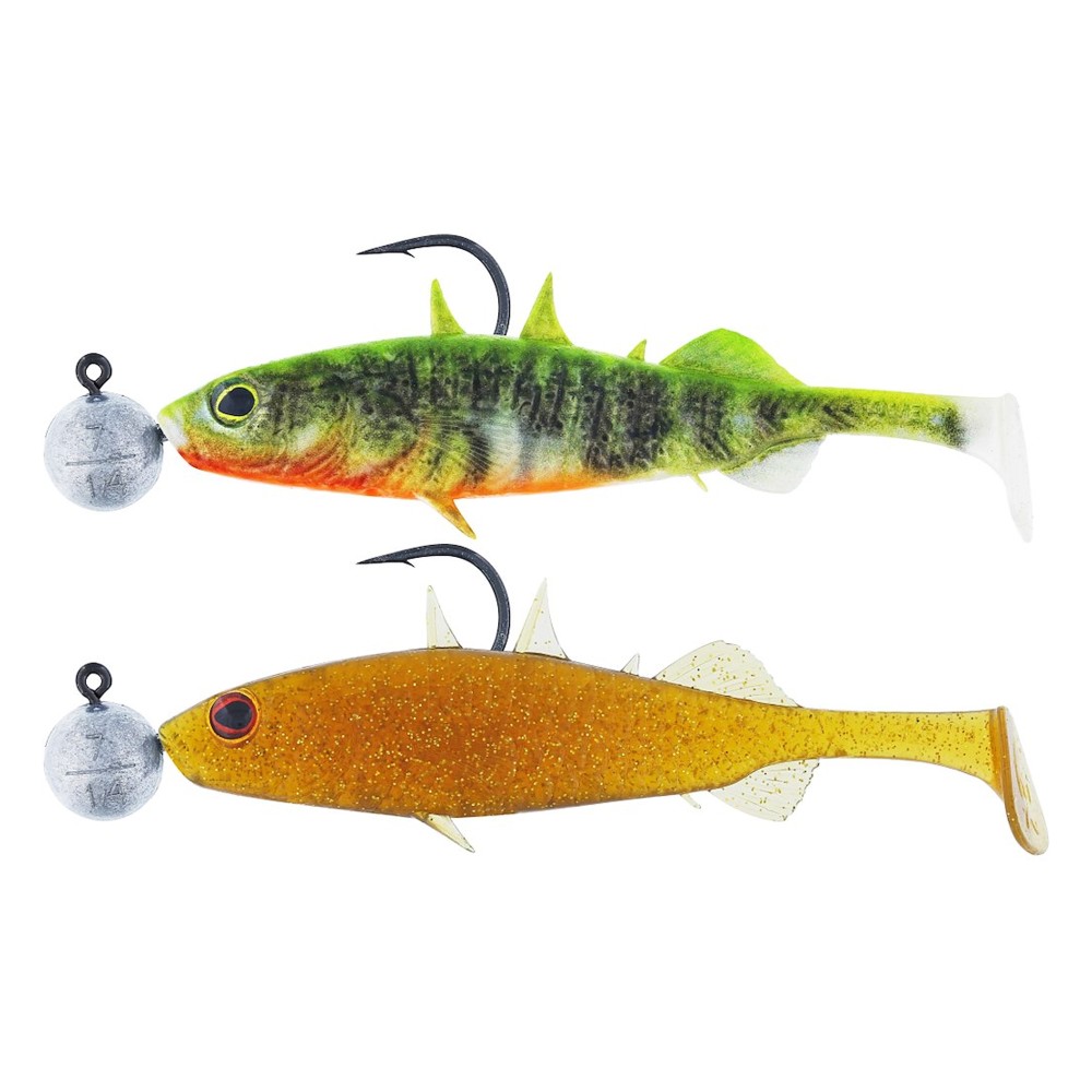 Westin Stanley the Stickleback Shadtail R' N R - Gummifisch 9cm - Dark Water Mix 11