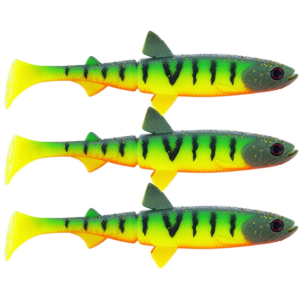 Westin HypooTezz Shadtail - Gummifisch Tiger Perch - 9cm - 5g - 3Stück