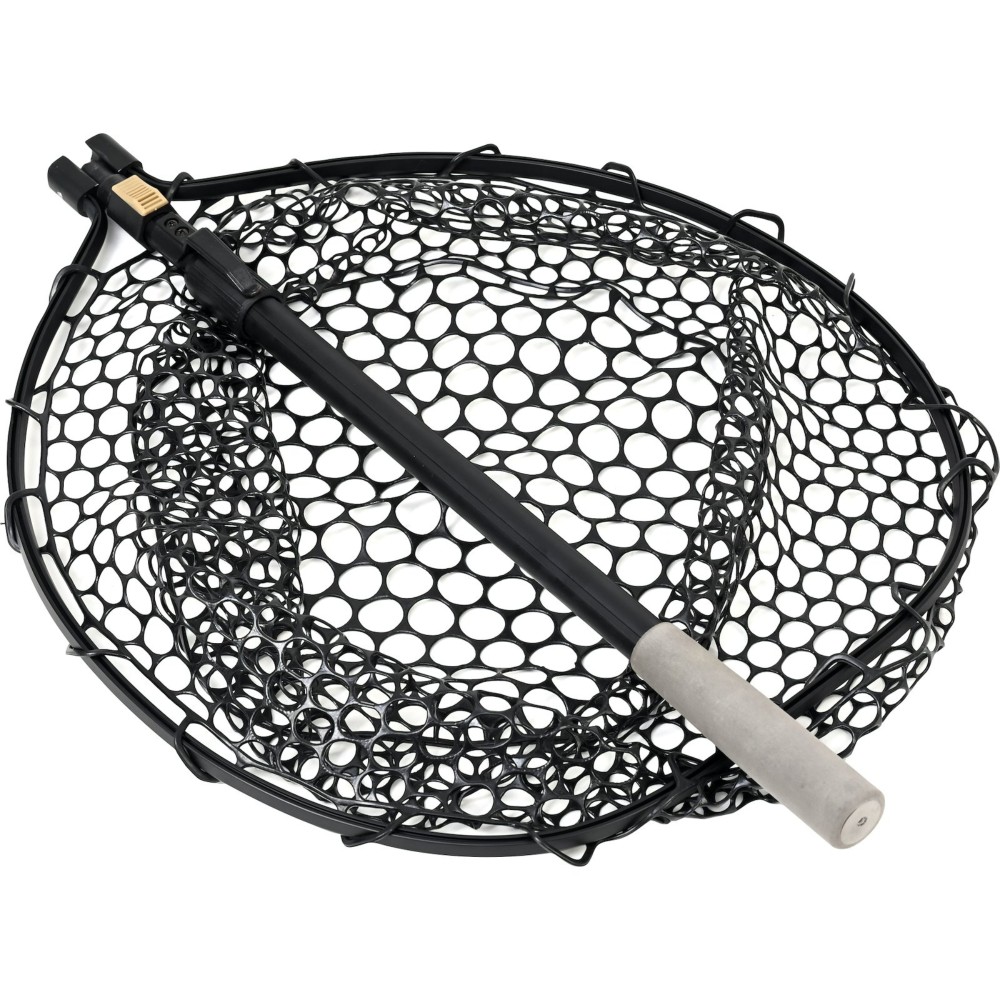 Westin W3 C&R Adjustable Full Rubber Mesh Landing Net - Kescher 45x55x35cm - 1 Stück