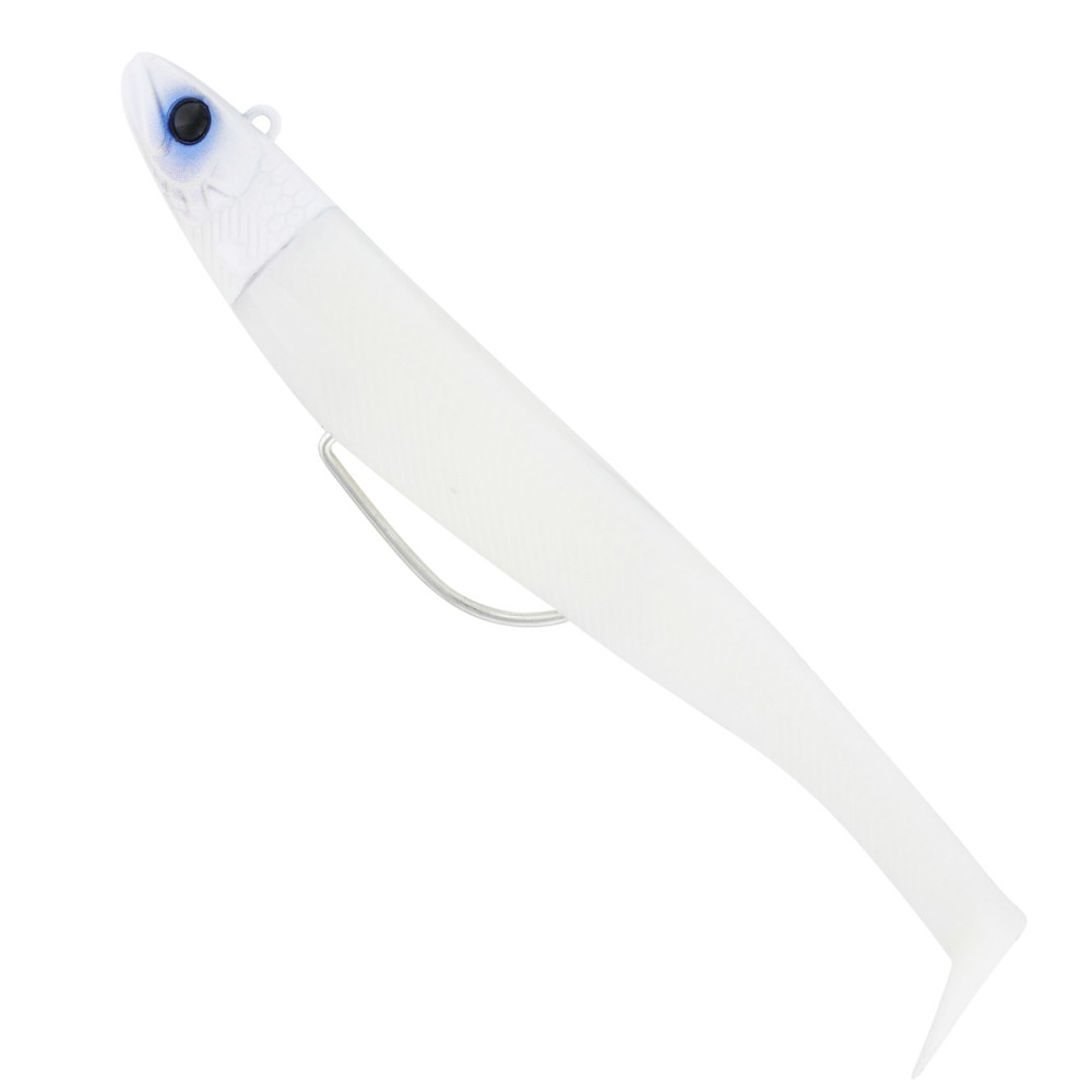 Westin Magic Minnow Weedless Jig - Gummifisch Bright White - 12,5cm - 28g - 1 Stück