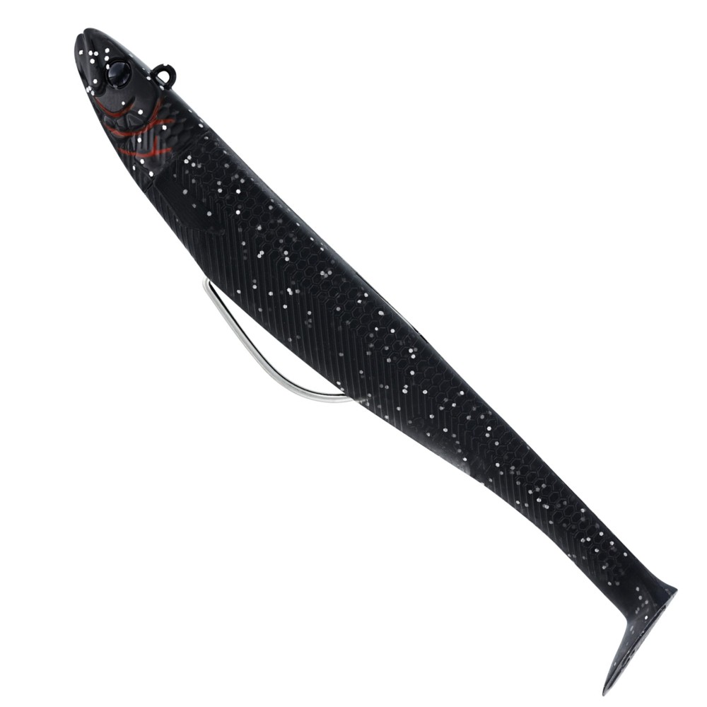 Westin Magic Minnow Weedless Jig - Gummifisch Black Silhouette - 12,5cm - 28g - 1 Stück