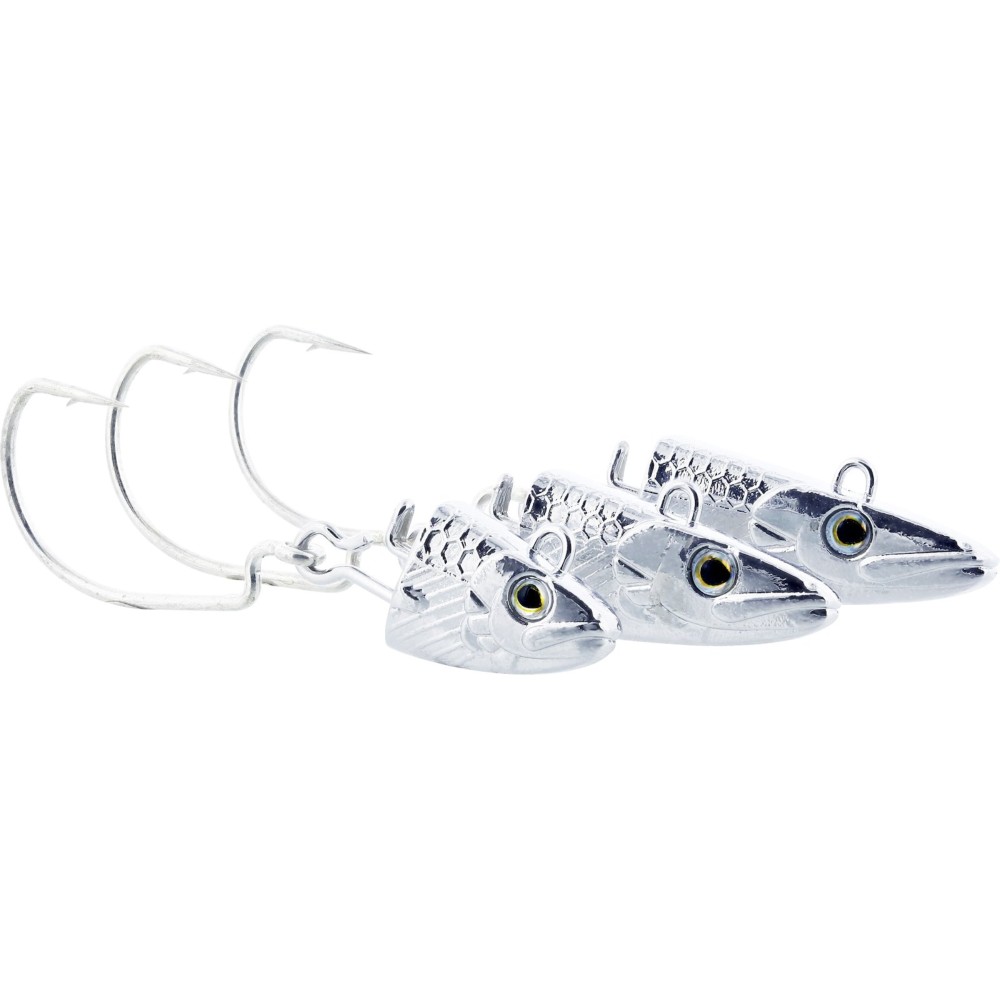 Westin Magic Minnow Weedless Jig Spare Head Silver - 22g für 12cm Körper - 2 Stück
