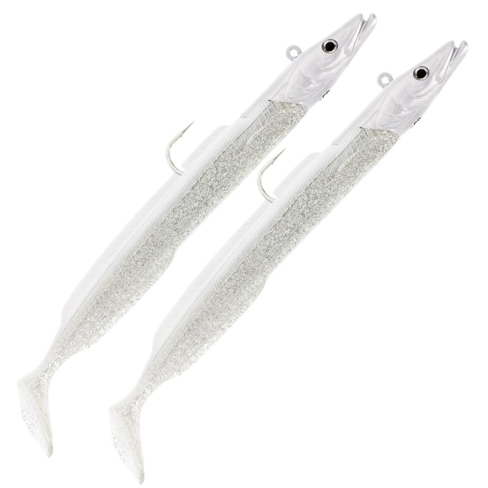 Westin Sandy Andy Jig 2 PCS - Sandaal Snow White - 8,3cm - 7g - 2 Stk.