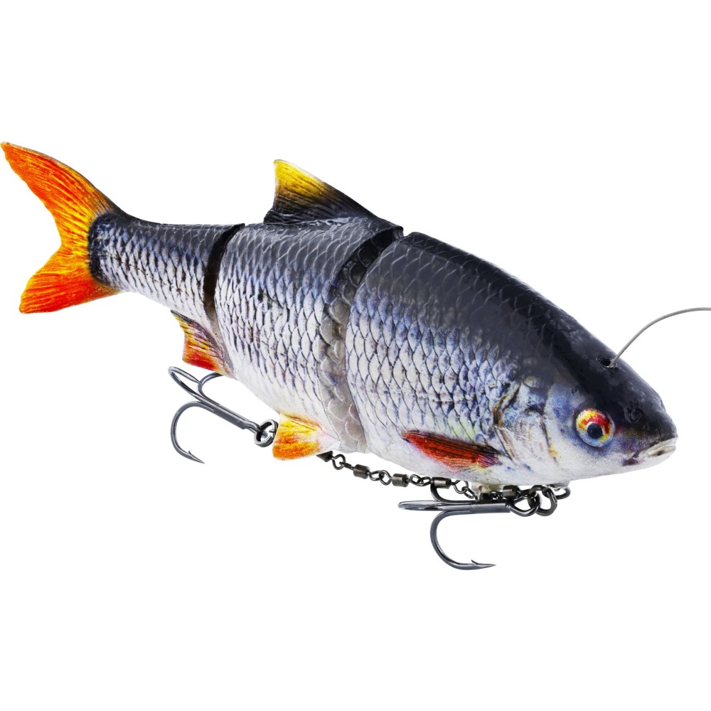Westin Ricky the Roach Inline - Inline Swimbait slow sinking - Firetiger Rudd - 15cm - 47g
