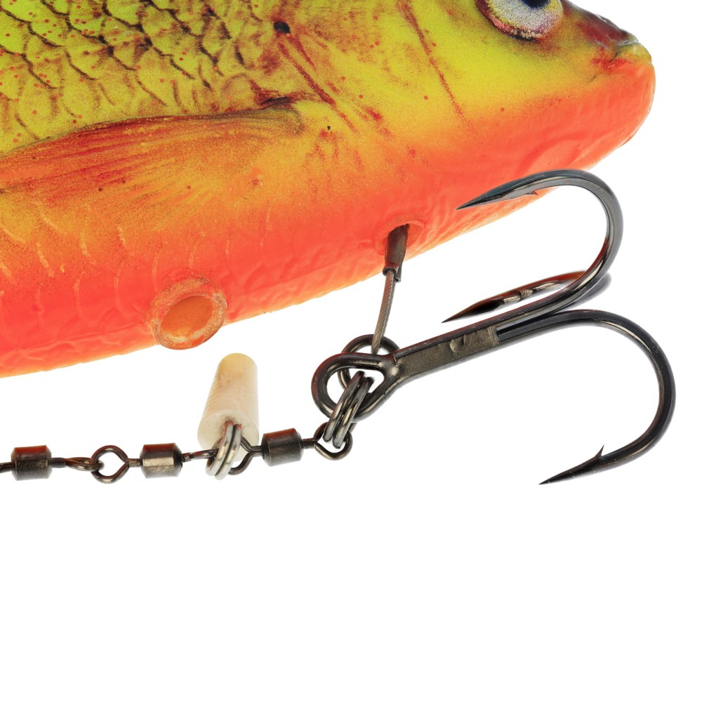 Westin Ricky the Roach Inline - Inline Swimbait slow sinking - Firetiger Rudd - 15cm - 47g