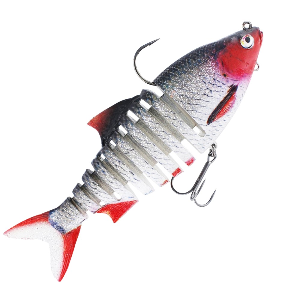 Westin Ricky the Roach Multi Jointed R2F - Swimbait Redlight Roach - 14cm - 41g