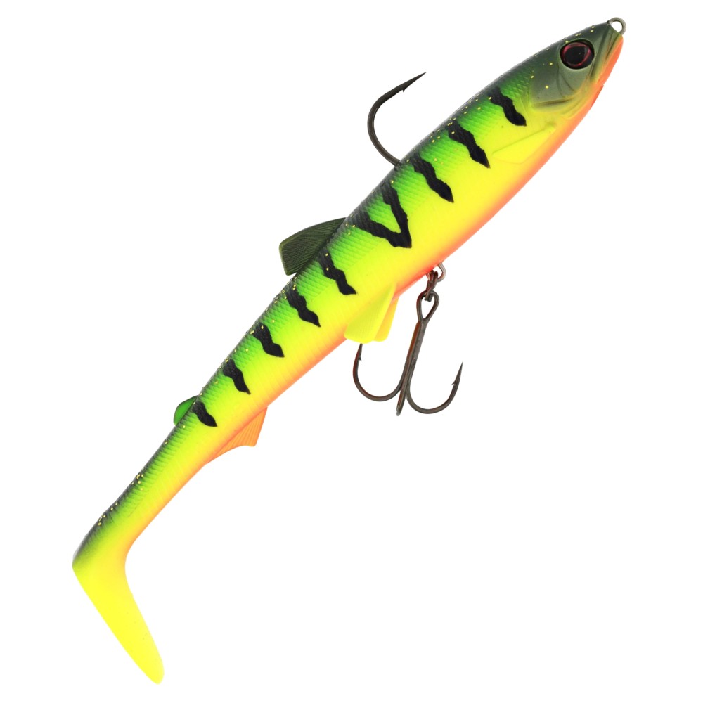 Westin BullTeez Shadtail R2F - Swimbait Tiger Perch - 18cm - 70g - 1 Stück