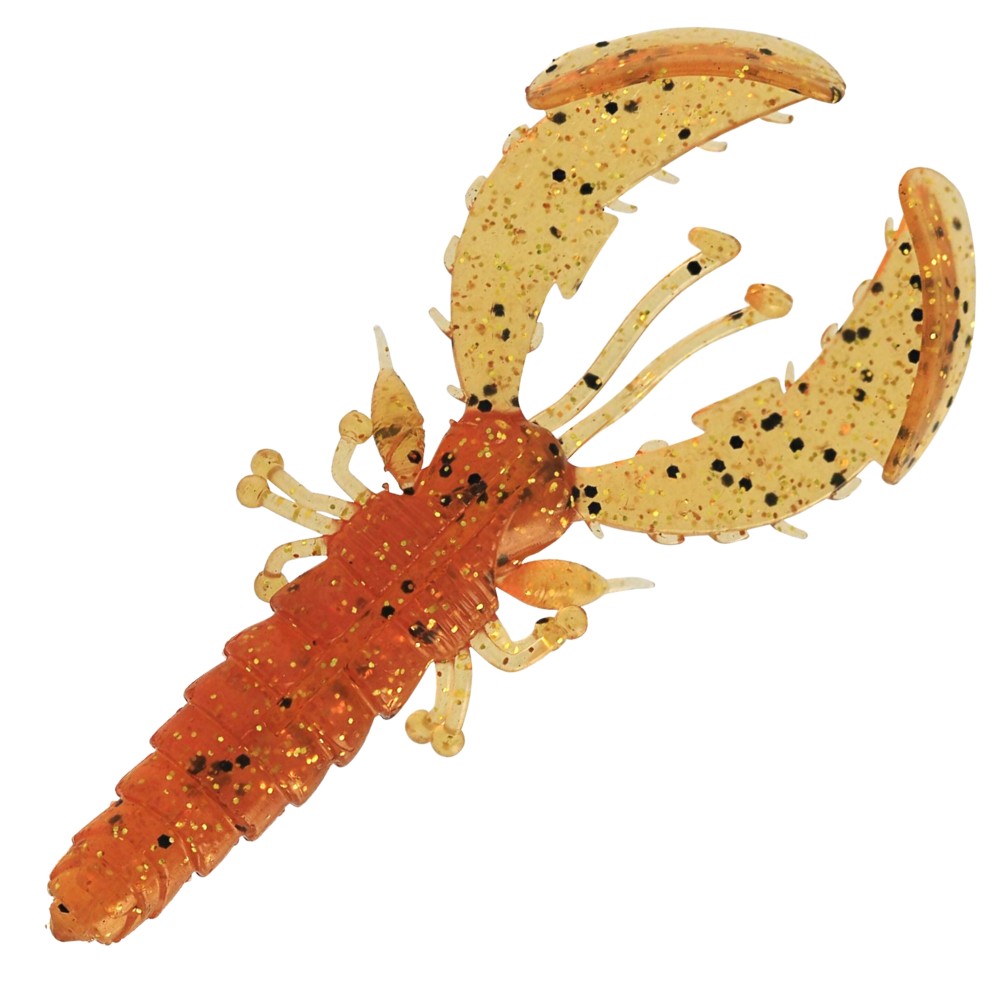 Westin CreCraw Slim Creaturebait - Krebs Motoroil Pepper - 5,5cm - 1,5g - 6 Stück