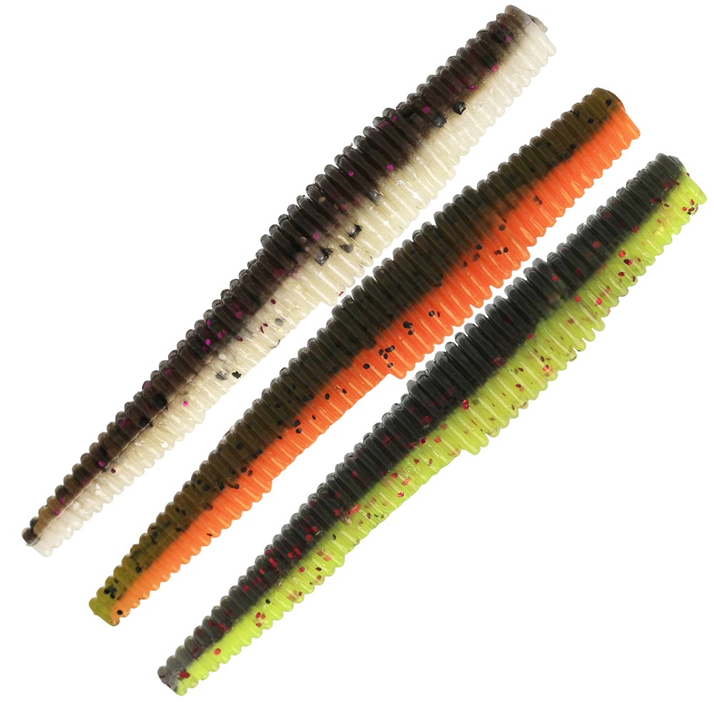 Westin Ned Worm Slim - Wurm Dark Water Mix - 5,5cm 1,5g - 6 Stück