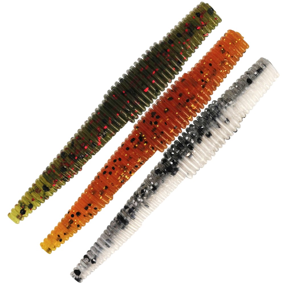 Westin Ned Worm Slim - Wurm Clear Water Mix - 5,5cm 1,5g - 6 Stück