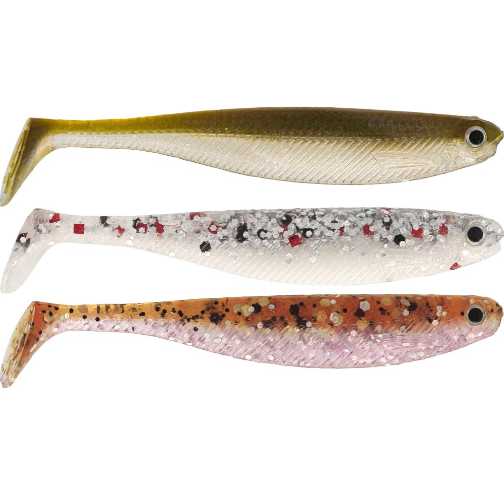 Westin Shadteez Slim - Gummifisch Clear Water Mix 23 - 4,7cm - 1g - 6 Stück