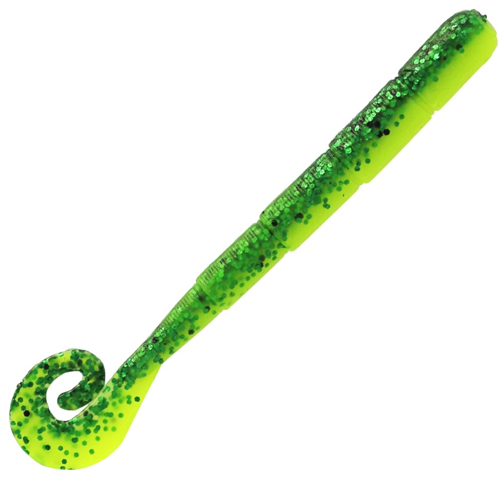 Westin Ned Worm Curltail - Wurm Fireflash - 5cm - 0,5g - 6 Stück