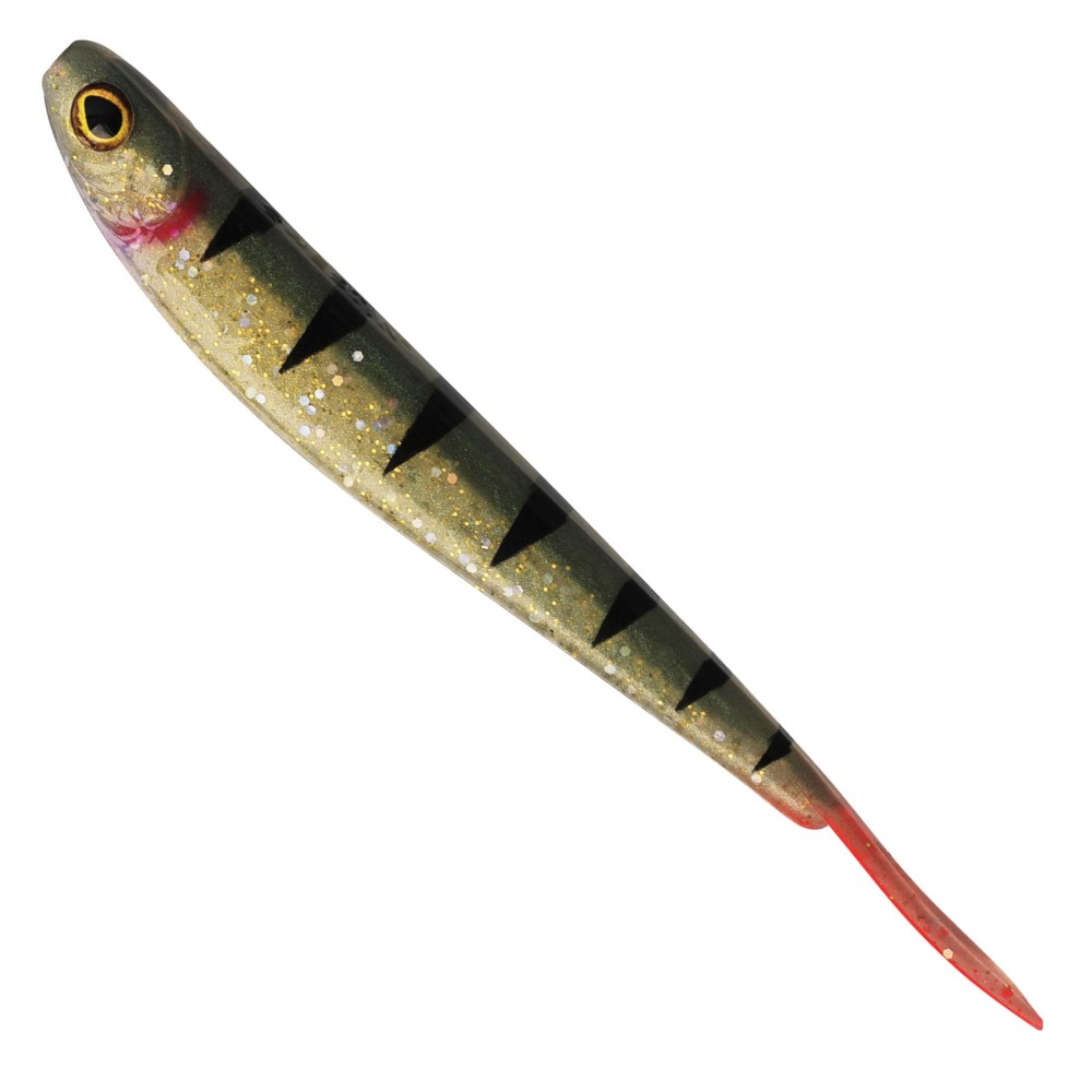 Westin TwinTeez V2 V-Tail - Gummifisch T Gold Perch - 14,5cm - 9g - 2 Stück