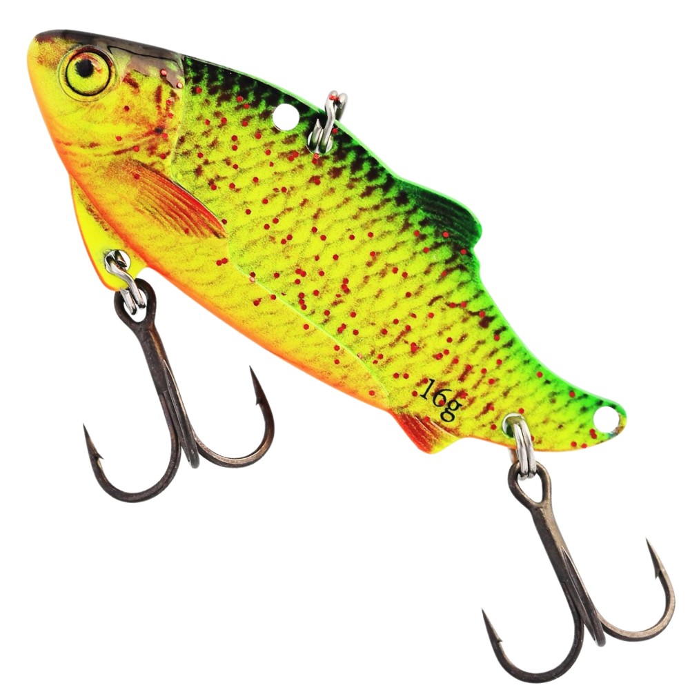 Westin Ricky the Roach Tungsten Vibration Bait - Vibrationsköder Firetiger Rudd - 4,5cm - 9g -1 Stück