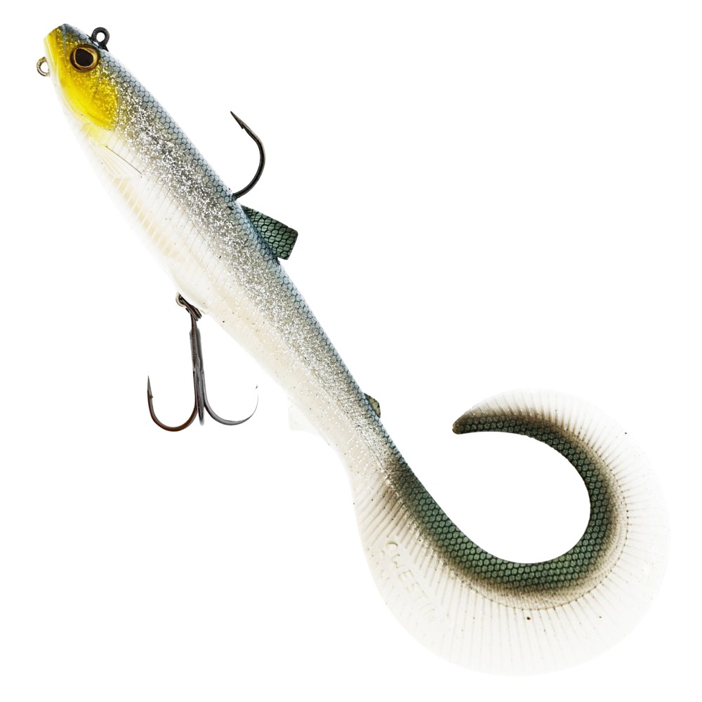 Westin Bullteez Curltail R2F sinking - Gummifisch, vormontiert Headlight - 16cm - 35g - 1 Stück