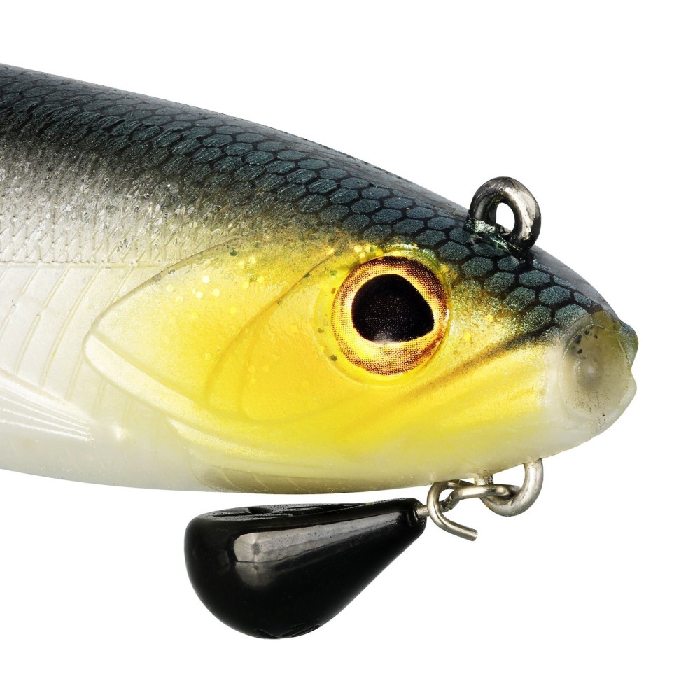 Westin Bullteez Curltail R2F sinking - Gummifisch, vormontiert Cola Perch - 16cm - 35g - 1 Stück