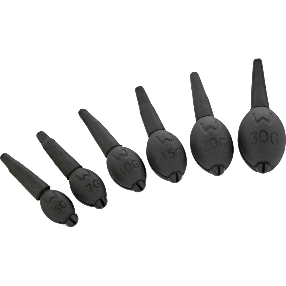 Westin Adjustable Float Weights - Posenblei Matte Black - 15g - 5 Stück
