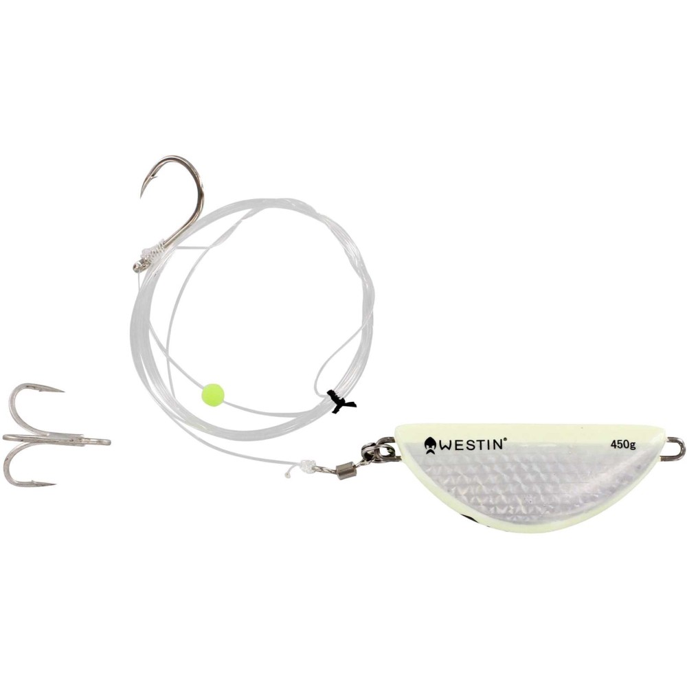 Westin Halibut Anti Twist Rig - Naturködervorfach Glow - 550g
