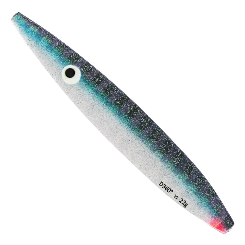 Westin D360° V2 - Inlineblinker UV Striped Indigo - 8cm - 12g