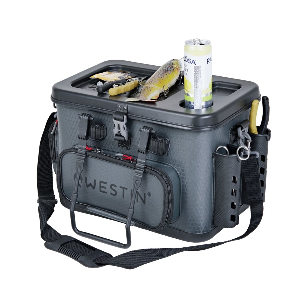 Westin W4 Safeguard Tackle Bag - Tasche Titanium Black - M - 1 Stück