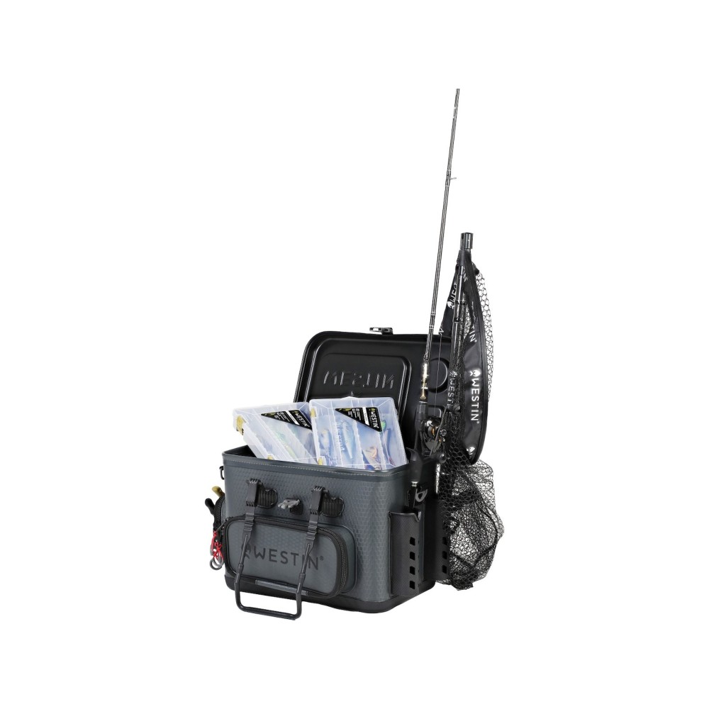 Westin W4 Safeguard Tackle Bag - Tasche Titanium Black - S - 1 Stück