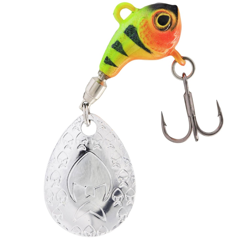Westin DropBite Tungsten Spin Tail Jig - Jigspinner Chartreuse Perch - 1,8cm - 9g
