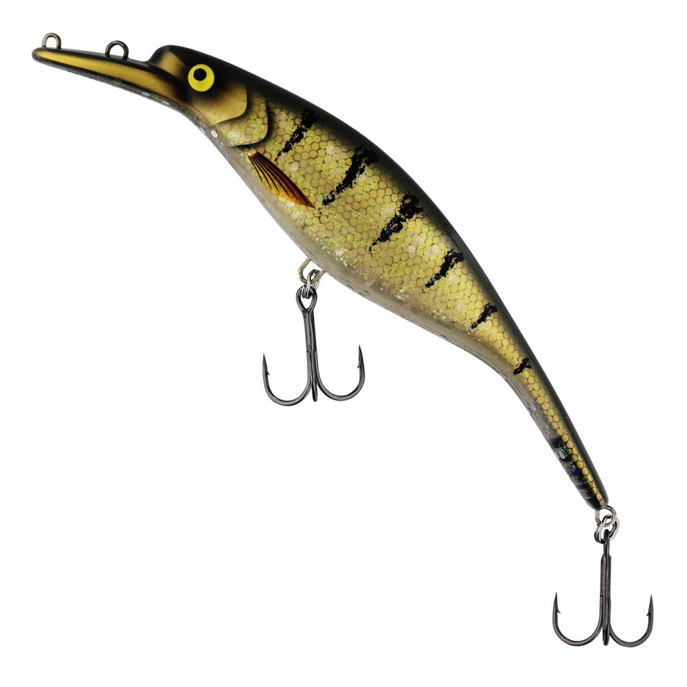 Westin Platypus Crankbait - Wobbler 3D Amber Perch - 16cm - 56g - Low Floating - 1 Stück