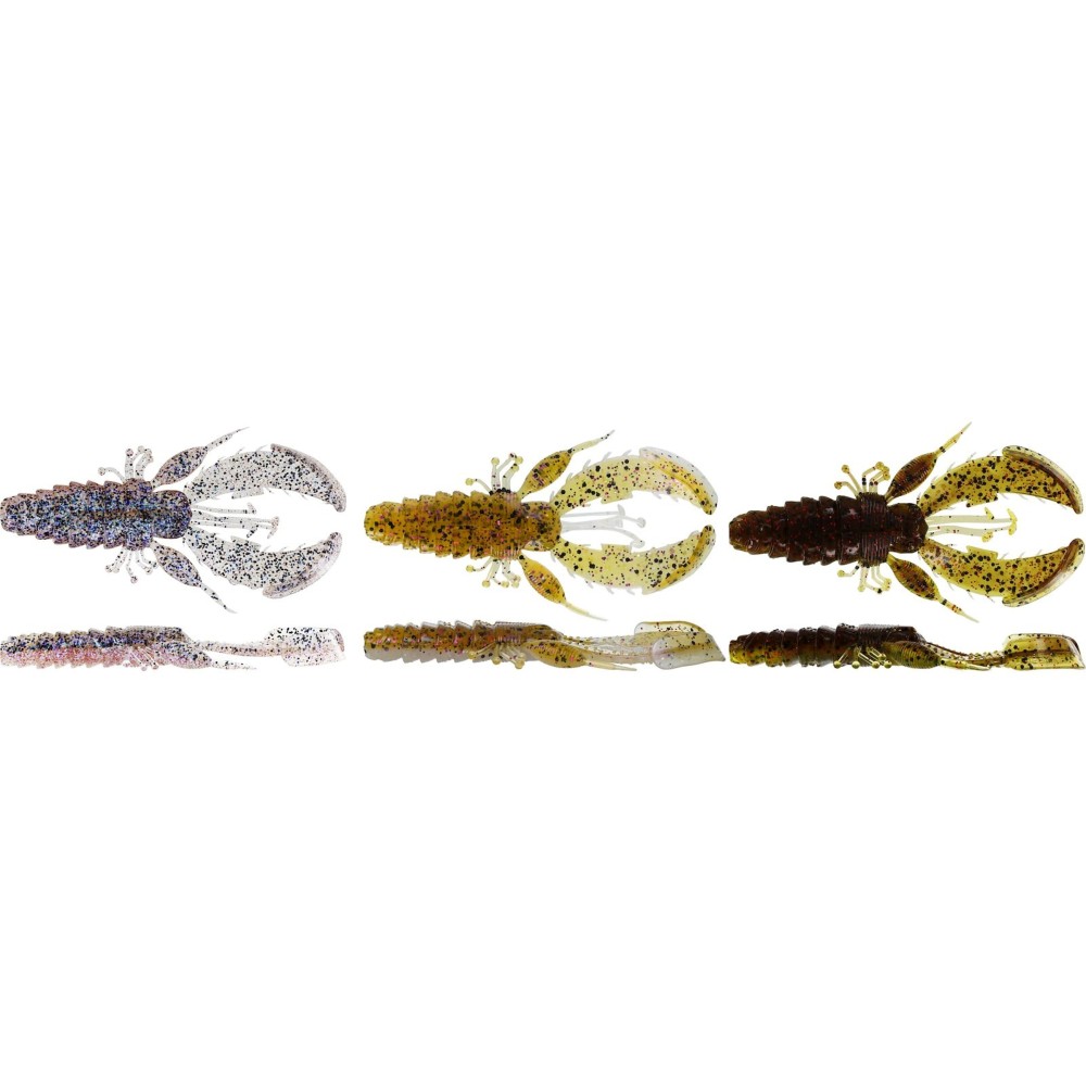 Westin CreCraw - Creaturebait Clear Water Mix 24 - 6,5cm - 4g - 6 Stk.