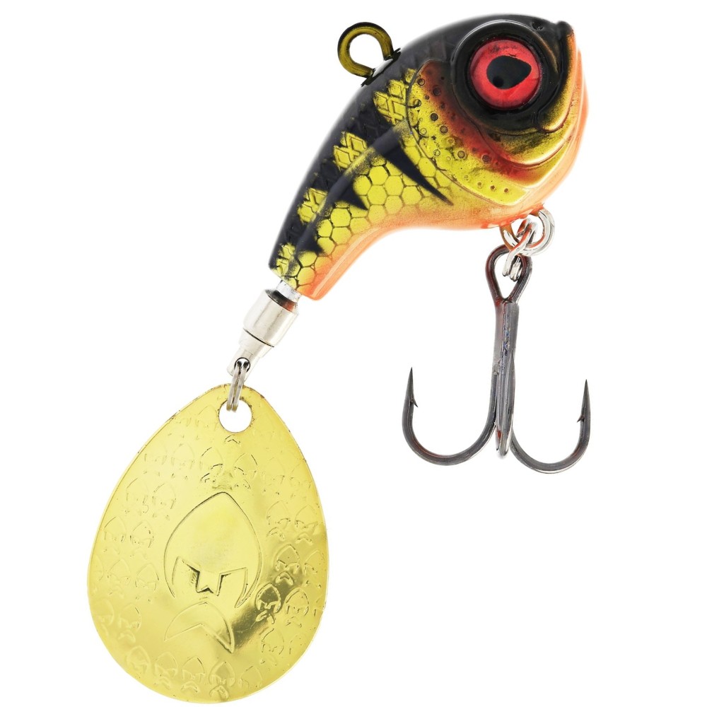 Westin Dropbite Spin Tail Jig - Jigspinner Bling Perch - 3,2cm - 12g - 1 Stück