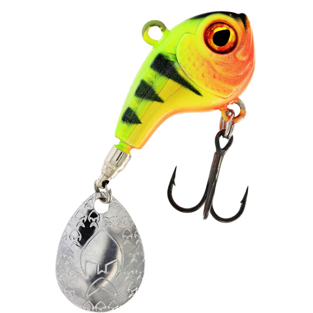 Westin Dropbite Spin Tail Jig - Jigspinner Chartreuse Perch - 3,4cm - 17g - 1 Stück