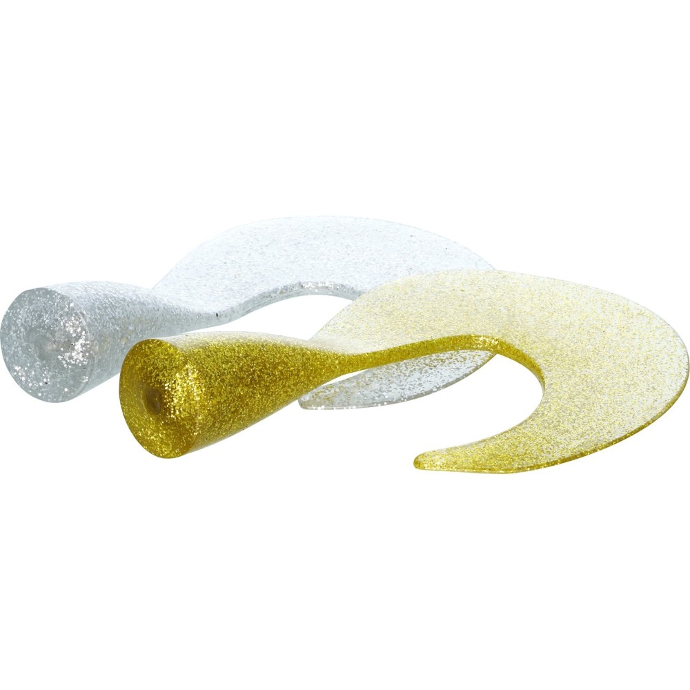 Westin Swim Tail Spare Curltail - Ersatzschwanz Gold/Silver - 9cm - 8g - 2 Stück