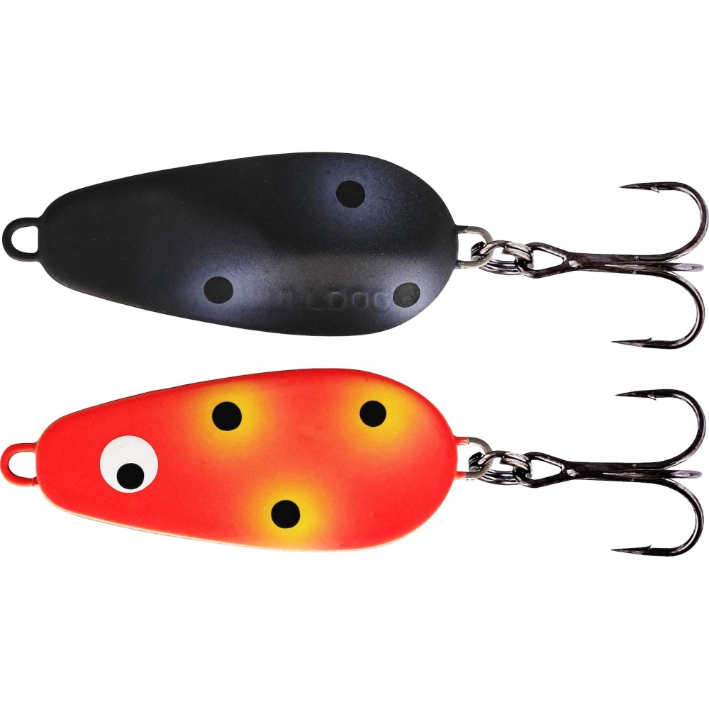 Westin Bulldog - Spoon Black/Orange Clown - 2cm - 2,5g - 1 Stück