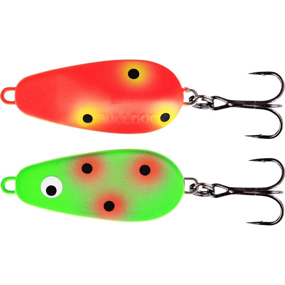 Westin Bulldog - Spoon Green/Orange Clown - 2cm - 2,5g - 1 Stück