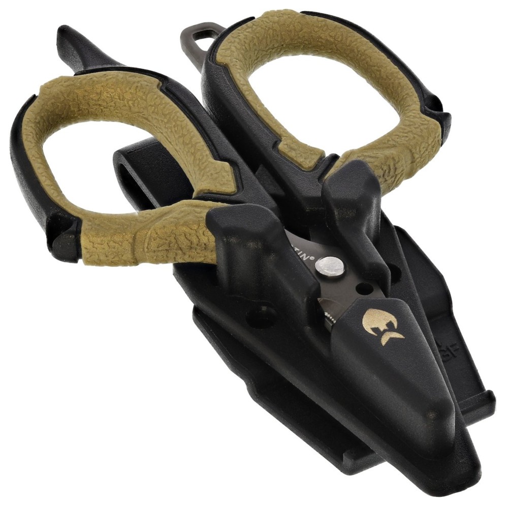 Westin Braid Scissors incl. Sheath - Schere mit Scheide Black Sand - 8,9cm