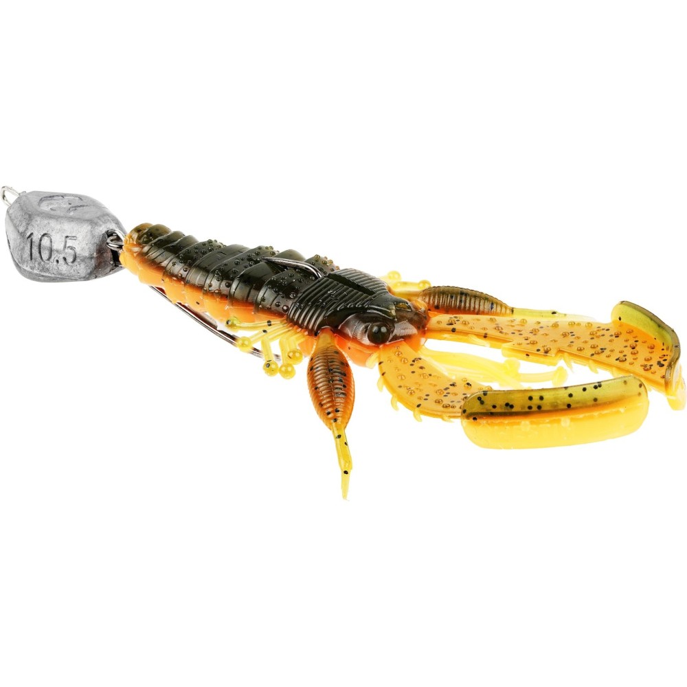 Westin Chebu Rig CreCraw R 'N R - vormontierter Krebs Clear Water Mix - 6,5cm - 7g - #3 - 2 Stück