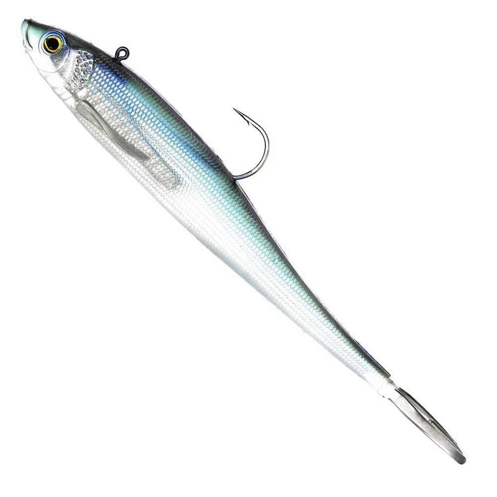 Westin TwitchTeez R2F - vormontierter Gummifisch Blue Shinner - 13,5cm - 18g - 1 Stück