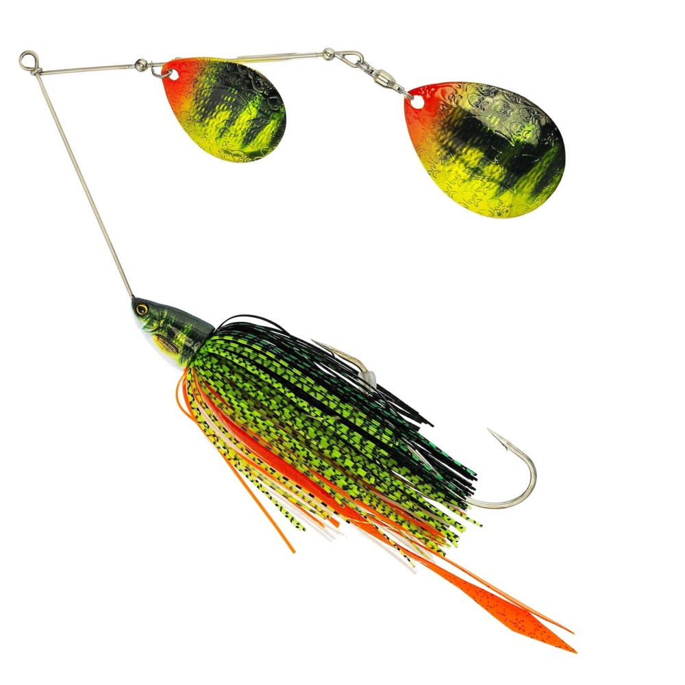 Westin Monstervibe Colorado V2 - Spinnerbait Bling Perch - 65g - #8/0 - 1 Stück