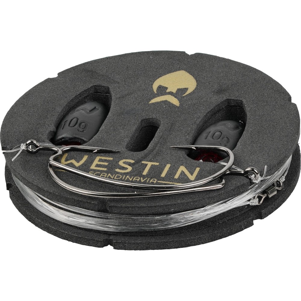 Westin Carolina Rig Kit - Finesse Rig 10g - 70cm - 0,34mm - 0,26mm - #2 - 2 Stück