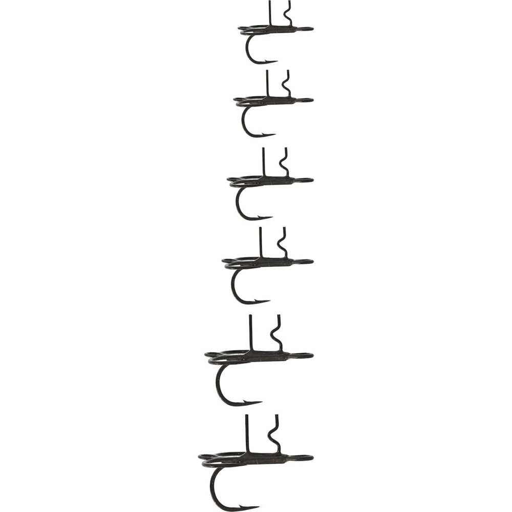 Westin Add-On-Treble - Drilling Black Nickel - #6 - 5 Stück