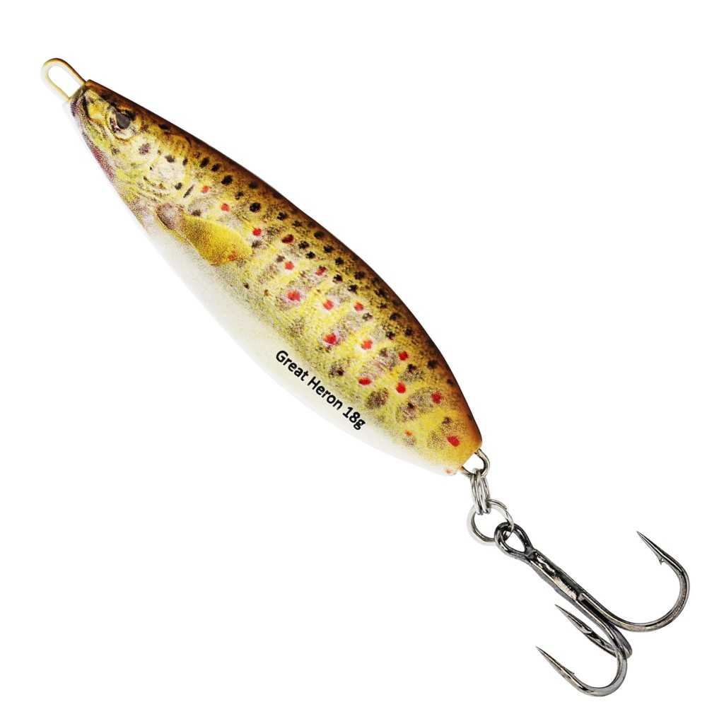 Westin Great Heron - Meerforellenblinker Brown Trout Fry - 6,5cm - 18g - 1 Stück