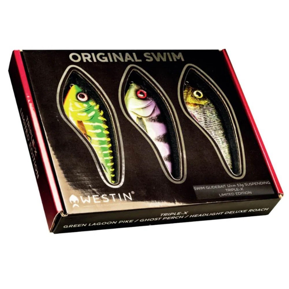 Westin Swim Glidebait Box LIMITED EDITION - Jerkbait Set suspending - 12cm - 53g