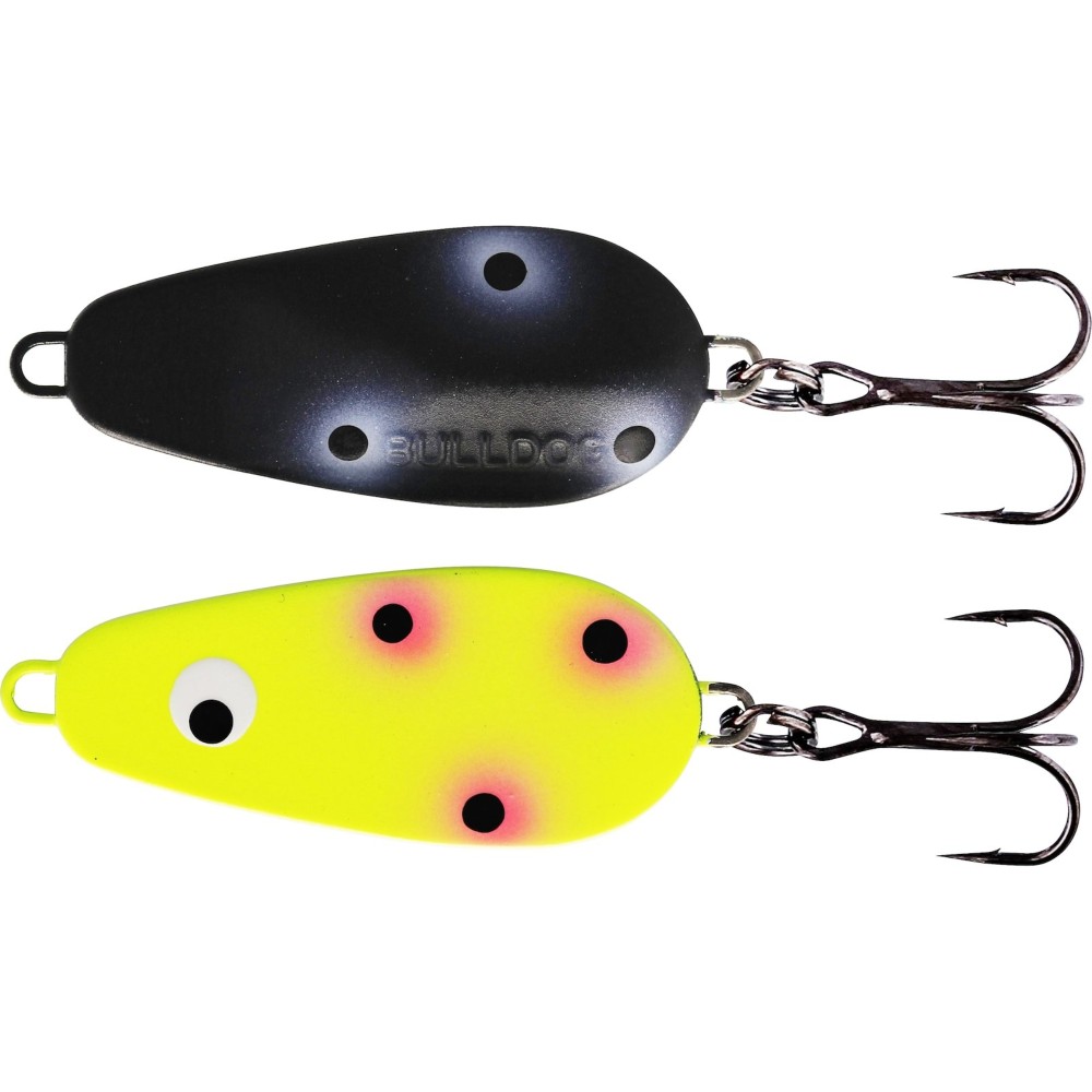 Westin Bulldog - Spoon Black/Yellow Clown - 3,3cm - 4g - 1 Stück